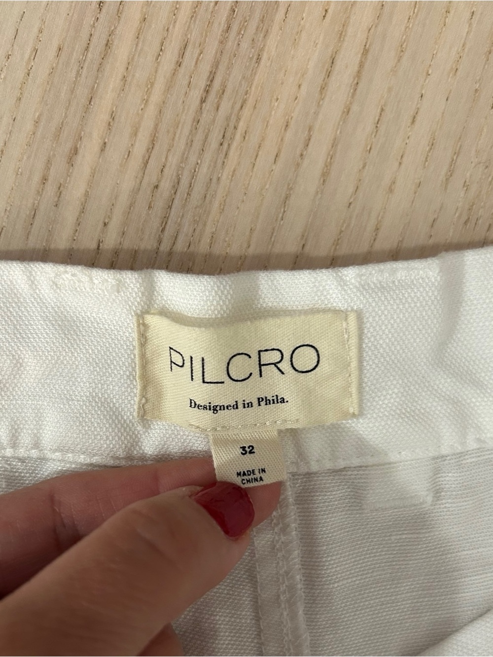Pilcro Anthropologie Women’s Pants Barrel Leg Relaxed Fit Size 32 White Cotton - Picture 3 of 6